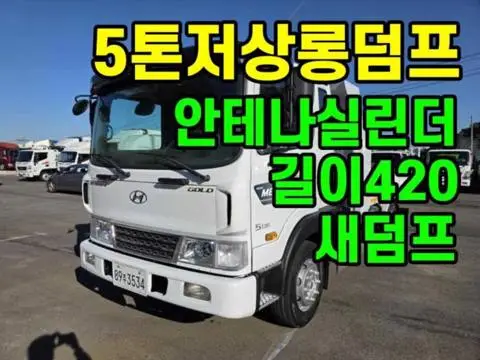 현대 메가트럭 5톤 덤프 2017년식 사진 1