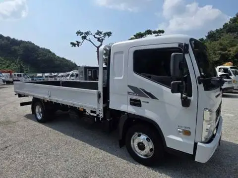 현대 올뉴마이티 3.5톤 카고 2019년식 조수석 쪽 전측면 외관